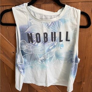 NOBULL Women's Mist Watercolor Floral Muscle Tee Large